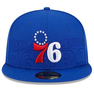 Men's New Era Royal Philadelphia 76ers 2023 NBA Draft 59FIFTY Fitted Hat