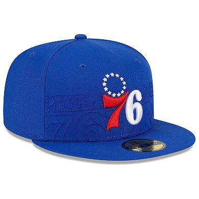 Men's New Era Royal Philadelphia 76ers 2023 NBA Draft 59FIFTY Fitted Hat