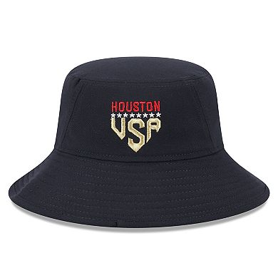 Men's New Era  Navy Houston Astros 2023 Fourth of July Bucket Hat