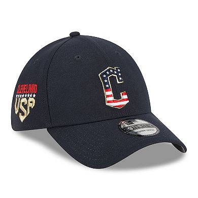 Men's New Era Navy Cleveland Guardians 2023 Fourth of July 39THIRTY ...