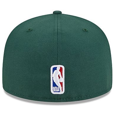 Men's New Era  Hunter Green Milwaukee Bucks 2023 NBA Draft 59FIFTY Fitted Hat