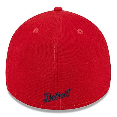 Men's New Era Red Detroit Tigers 2023 Fourth of July 39THIRTY Flex Fit Hat