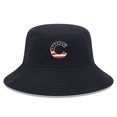 Men's New Era Navy Chicago Cubs 2023 Fourth of July Bucket Hat