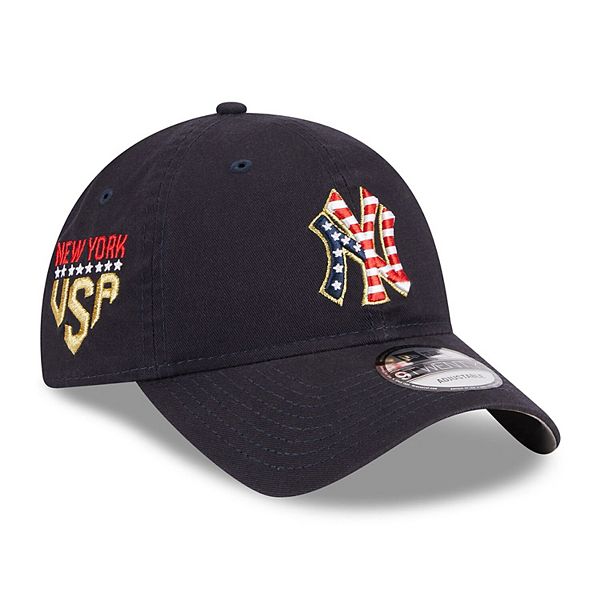 Men's New Era New York Yankees 2023 4th of July Collection 39THIRTY Navy  Flex Fit Cap