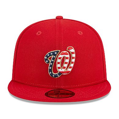 Men's New Era  Red Washington Nationals 2023 Fourth of July 59FIFTY Fitted Hat