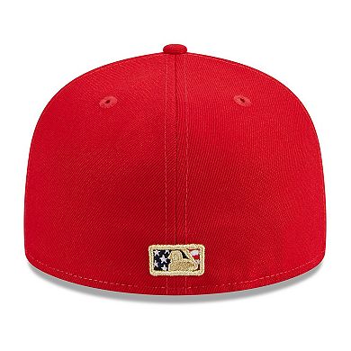 Men's New Era Red Washington Nationals 2023 Fourth of July 59FIFTY Fitted Hat