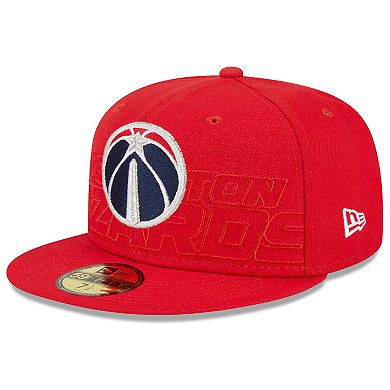 Men's New Era  Red Washington Wizards 2023 NBA Draft 59FIFTY Fitted Hat