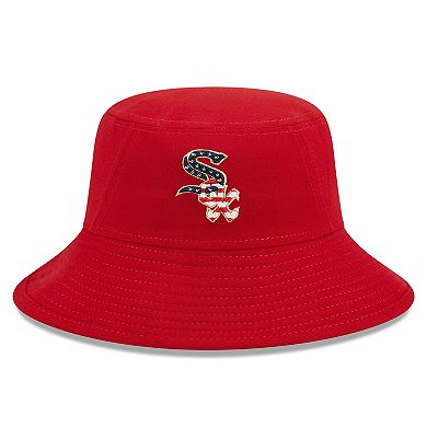 Men's New Era Red Chicago White Sox 2023 Fourth of July Bucket Hat