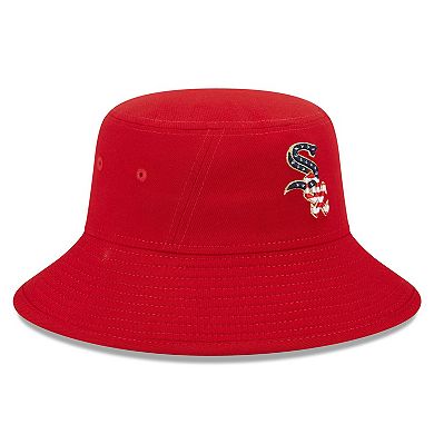 Men's New Era Red Chicago White Sox 2023 Fourth of July Bucket Hat