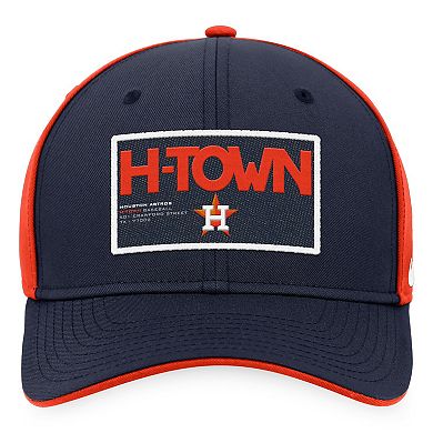 Men's Nike Navy/Orange Houston Astros Classic99 Colorblock Performance Snapback Hat