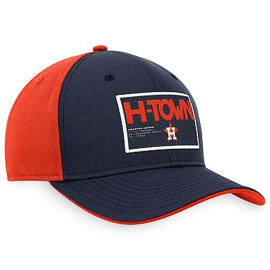 Men's Nike Navy/Orange Houston Astros Classic99 Colorblock Performance Snapback Hat