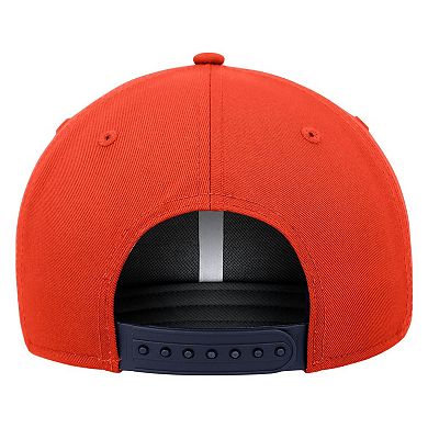 Men's Nike Navy/Orange Houston Astros Classic99 Colorblock Performance Snapback Hat