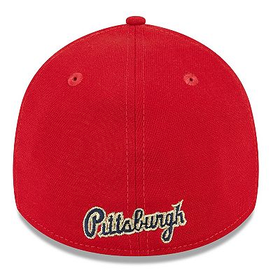 Men's New Era Red Pittsburgh Pirates 2023 Fourth of July 39THIRTY Flex Fit Hat