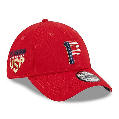 Men's New Era  Red Pittsburgh Pirates 2023 Fourth of July 39THIRTY Flex Fit Hat