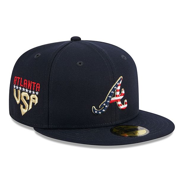  MLB Atlanta Braves Black on Black 59FIFTY Fitted Cap, 7 5/8 :  Sports Fan Baseball Caps : Sports & Outdoors
