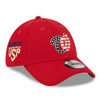 Men's New Era Red Washington Nationals 2023 Fourth of July 39THIRTY Flex Fit Hat
