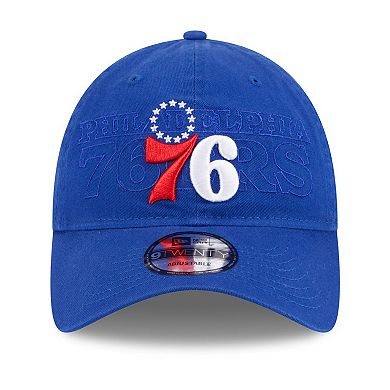 Men's New Era Royal Philadelphia 76ers 2023 NBA Draft 9TWENTY Adjustable Hat