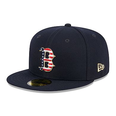 Men's New Era Navy Boston Red Sox 2023 Fourth of July 59FIFTY Fitted Hat