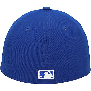 Men's New Era Royal Tampa Bay Rays White Logo Low Profile 59FIFTY Fitted Hat