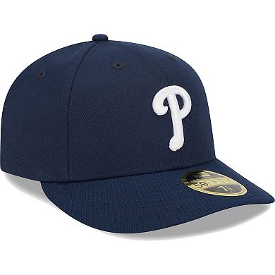 Men's New Era Navy Philadelphia Phillies Oceanside Low Profile 59FIFTY Fitted Hat