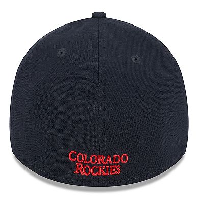 Men's New Era Navy Colorado Rockies 2023 Fourth of July 39THIRTY Flex Fit Hat