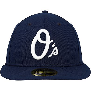 Men's New Era Navy Baltimore Orioles Oceanside Low Profile 59FIFTY Fitted Hat