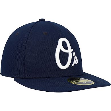 Men's New Era Navy Baltimore Orioles Oceanside Low Profile 59FIFTY Fitted Hat