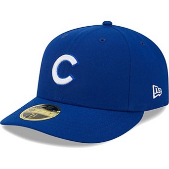 Men's New Era Royal Chicago Cubs White Logo Low Profile 59FIFTY Fitted Hat