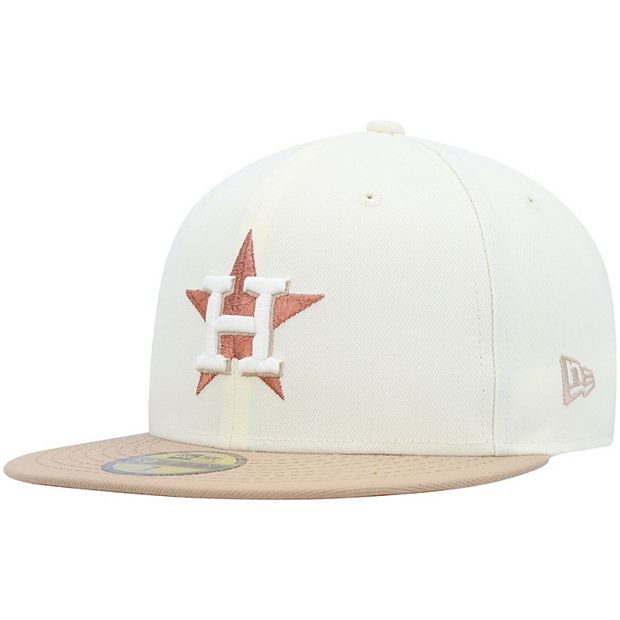 Men's New Era Houston Astros White on 59FIFTY Fitted Hat