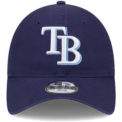 Toddler New Era Navy Tampa Bay Rays Team 9TWENTY Adjustable Hat