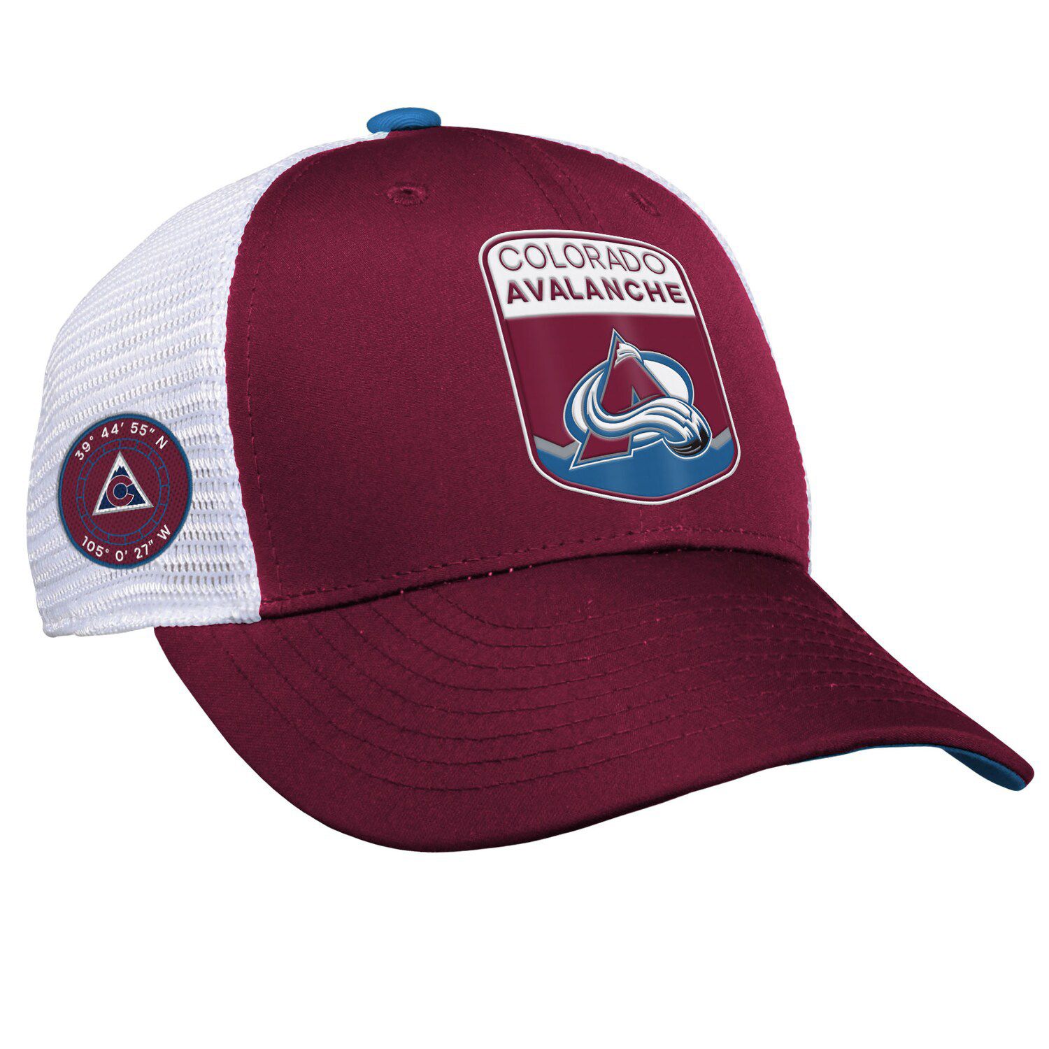 Colorado Avalanche In Your Face Deadstock White Snapback - Mitchell & Ness  cap