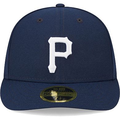 Men's New Era Navy Pittsburgh Pirates Oceanside Low Profile 59FIFTY Fitted Hat