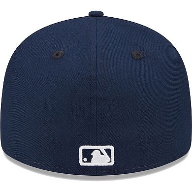 Men's New Era Navy Pittsburgh Pirates Oceanside Low Profile 59FIFTY Fitted Hat