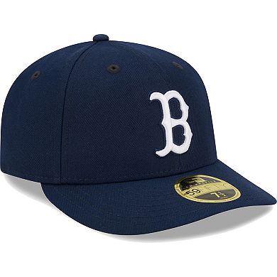 Men's New Era Navy Boston Red Sox Oceanside Low Profile 59FIFTY Fitted Hat