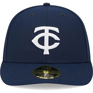 Men's New Era Navy Minnesota Twins Oceanside Low Profile 59FIFTY Fitted Hat