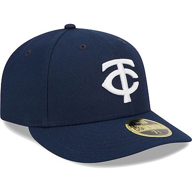 Men's New Era Navy Minnesota Twins Oceanside Low Profile 59FIFTY Fitted Hat