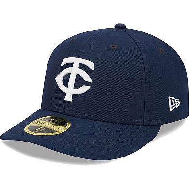 Men's New Era Navy Minnesota Twins Oceanside Low Profile 59FIFTY Fitted Hat