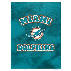 Lids Miami Dolphins 50'' x 60'' Stripe Flannel Fleece Blanket