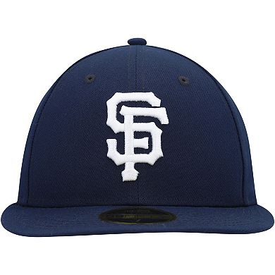 Men's New Era Navy San Francisco Giants Oceanside Low Profile 59FIFTY Fitted Hat