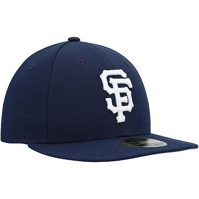 Men's New Era Navy San Francisco Giants Oceanside Low Profile 59FIFTY Fitted Hat