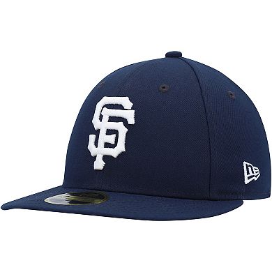 Men's New Era Navy San Francisco Giants Oceanside Low Profile 59FIFTY Fitted Hat