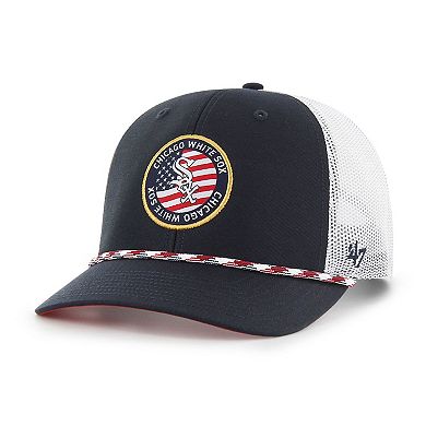 Men's '47 Navy Chicago White Sox Union Patch Trucker Adjustable Hat
