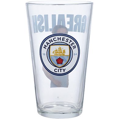 Jack Grealish Manchester City 16oz. Player Pint Glass