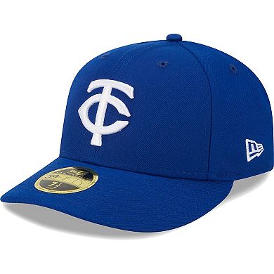 Men's New Era Royal Minnesota Twins White Logo Low Profile 59FIFTY Fitted Hat