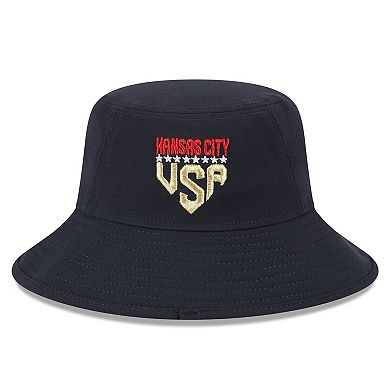 Men's New Era Navy Kansas City Royals 2023 Fourth of July Bucket Hat