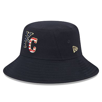 Men's New Era Navy Kansas City Royals 2023 Fourth of July Bucket Hat