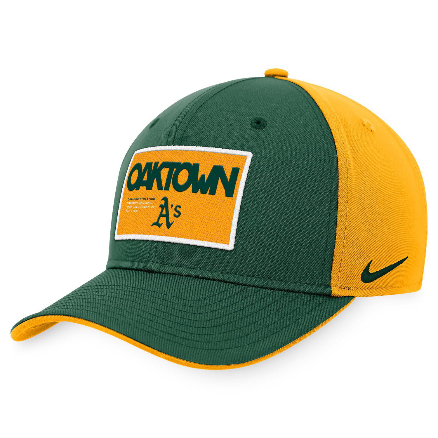 Men's Nike Green Oakland Athletics Cooperstown Collection Wordmark