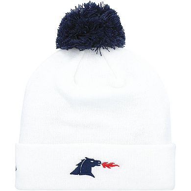Men's New Era  White FC Dallas Jersey Hook Cuffed Knit Hat with Pom