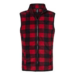 Colosseum Louisville Cardinals Mens Red Ellis Plaid Polar Fleece Snap Light  Weight Jacket in 2023