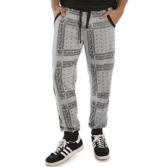 Vibes Men's Fleece Printed Jogger Pants